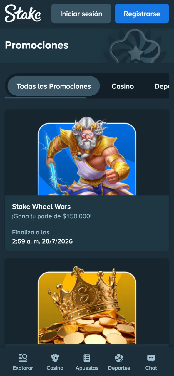 Ofertas Stake acceder a ventajas exclusivas.