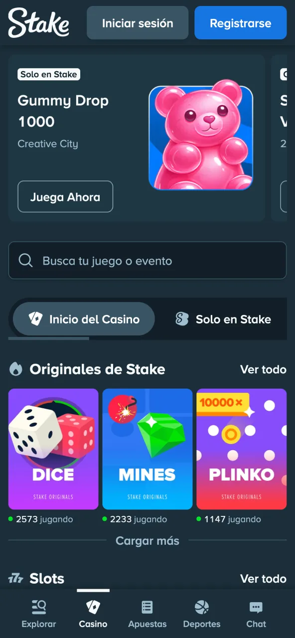 Juegos Stake diversión en la plataforma.