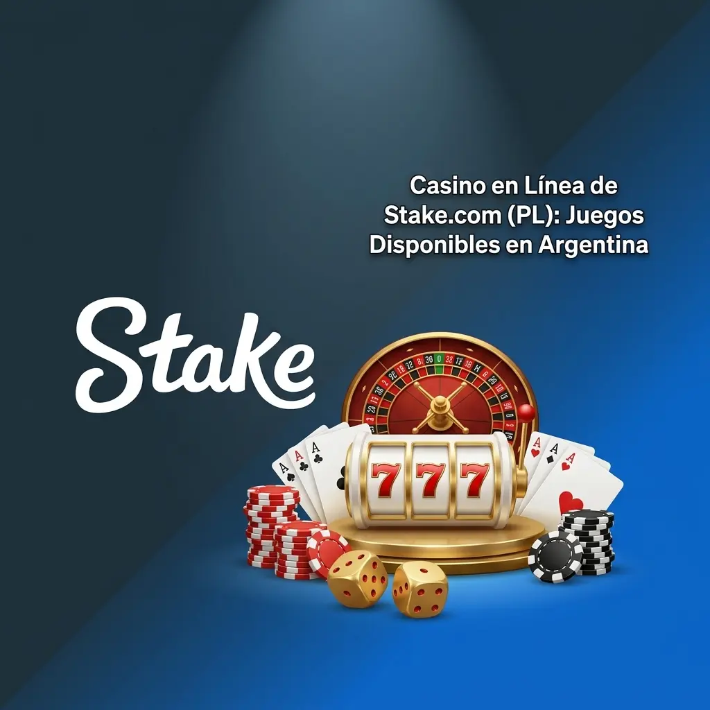 Juegos de casino en línea de Stake.com disponibles en Argentina: tragamonedas, ruleta, blackjack y más