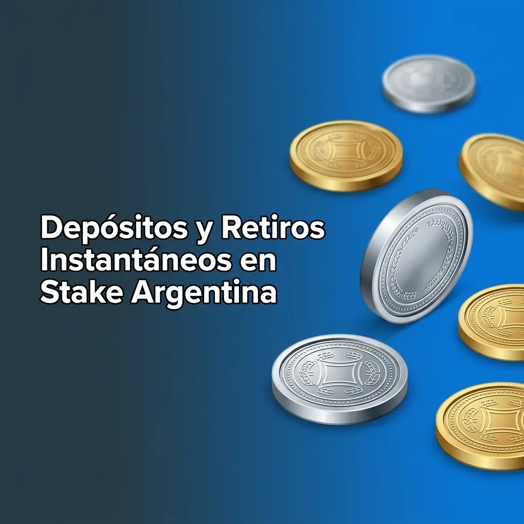 Depósitos y retiros instantáneos en Stake Argentina con criptomonedas como BTC, ETH y USDT de forma segura.