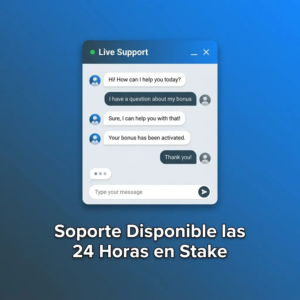 Soporte Disponible las 24 Horas en Stake