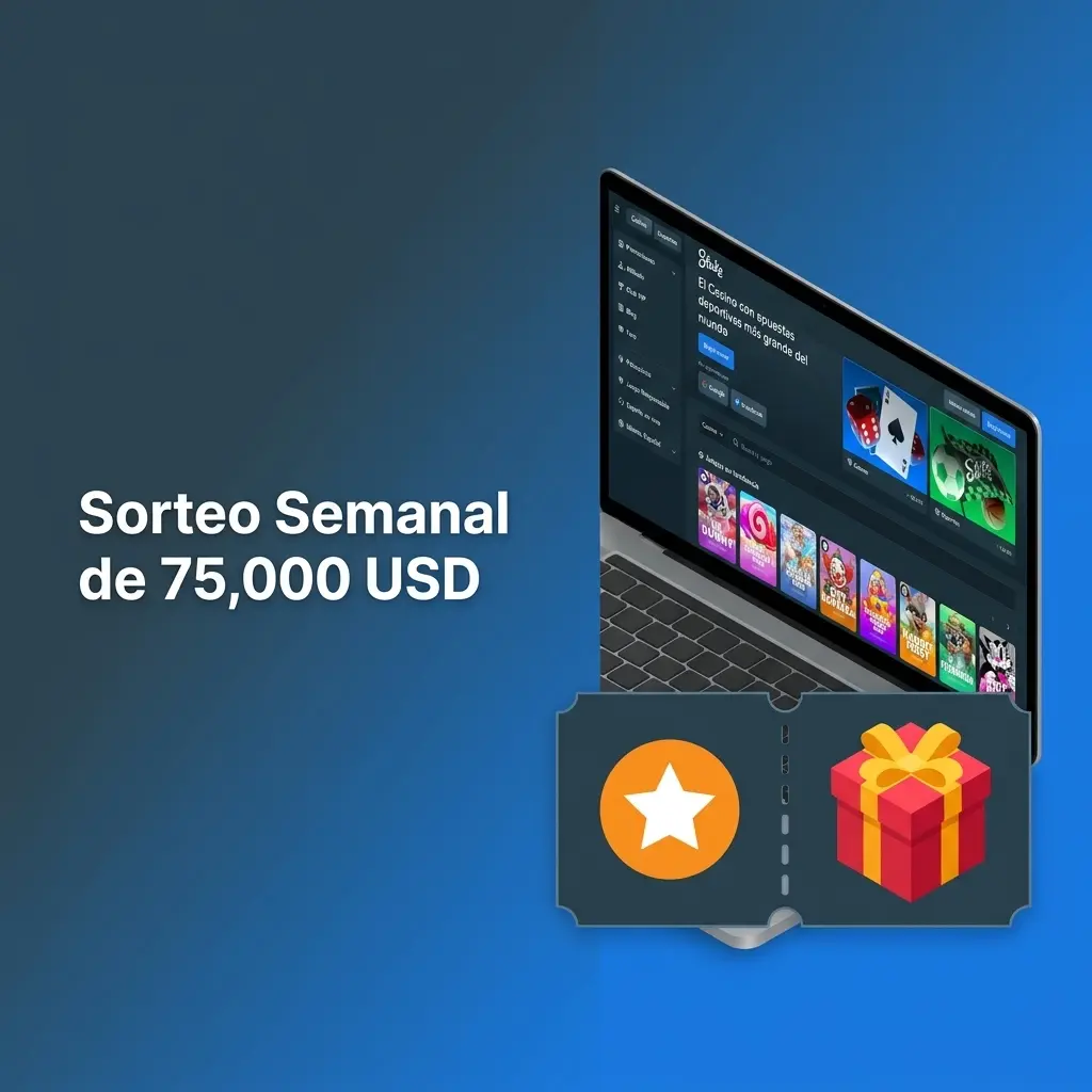 Sorteo semanal de Stake con pozo de 75,000 USD para jugadores argentinos con cuenta real cada semana