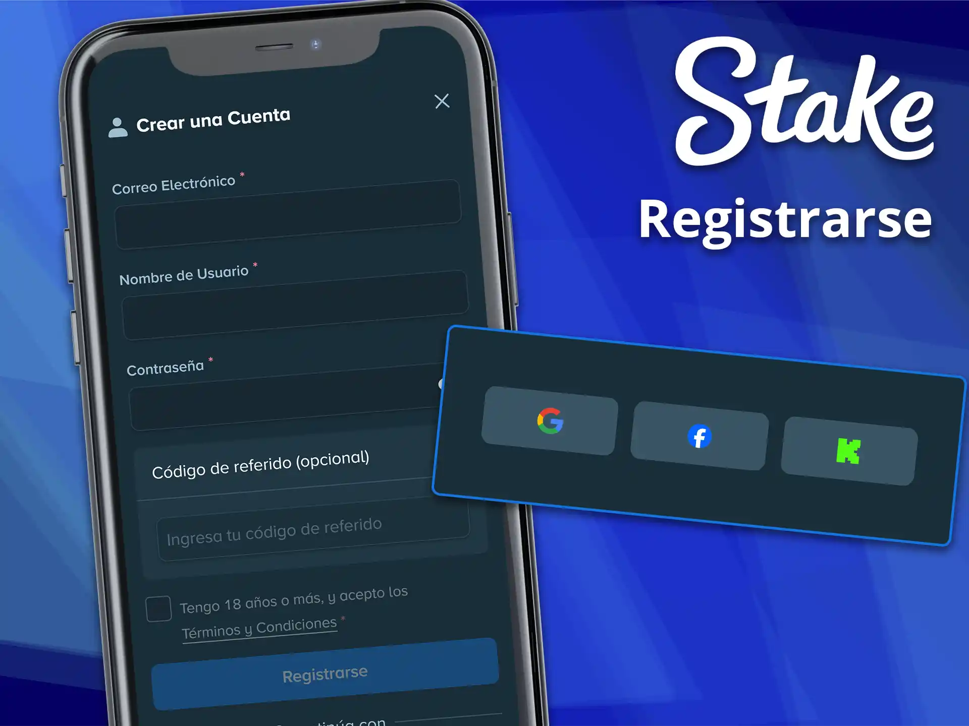 Siga la guía paso a paso para saber cómo registrarse en la app móvil de Stake.
