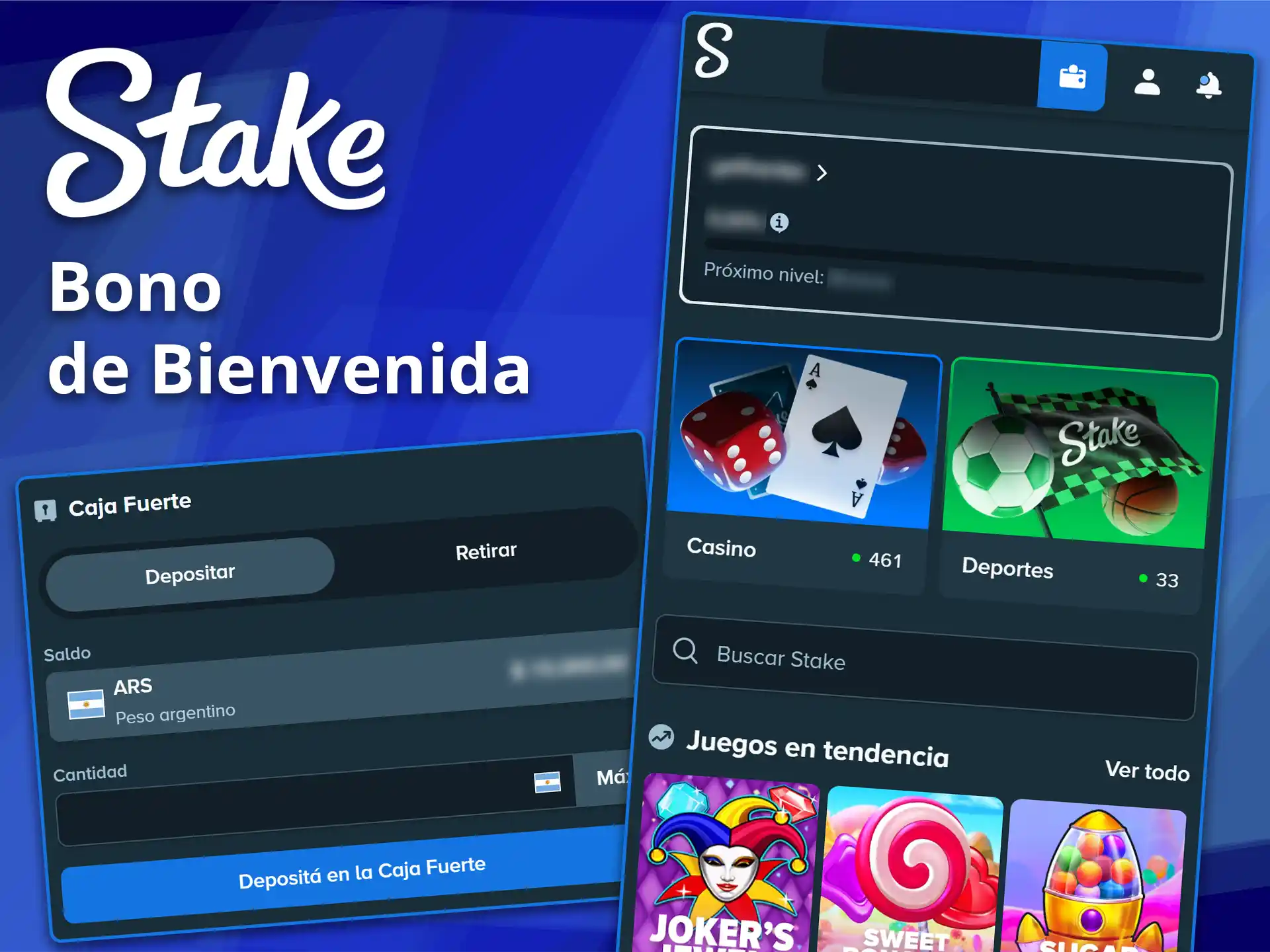 Multiplique sus fondos iniciales activando el bono de bienvenida de Stake.