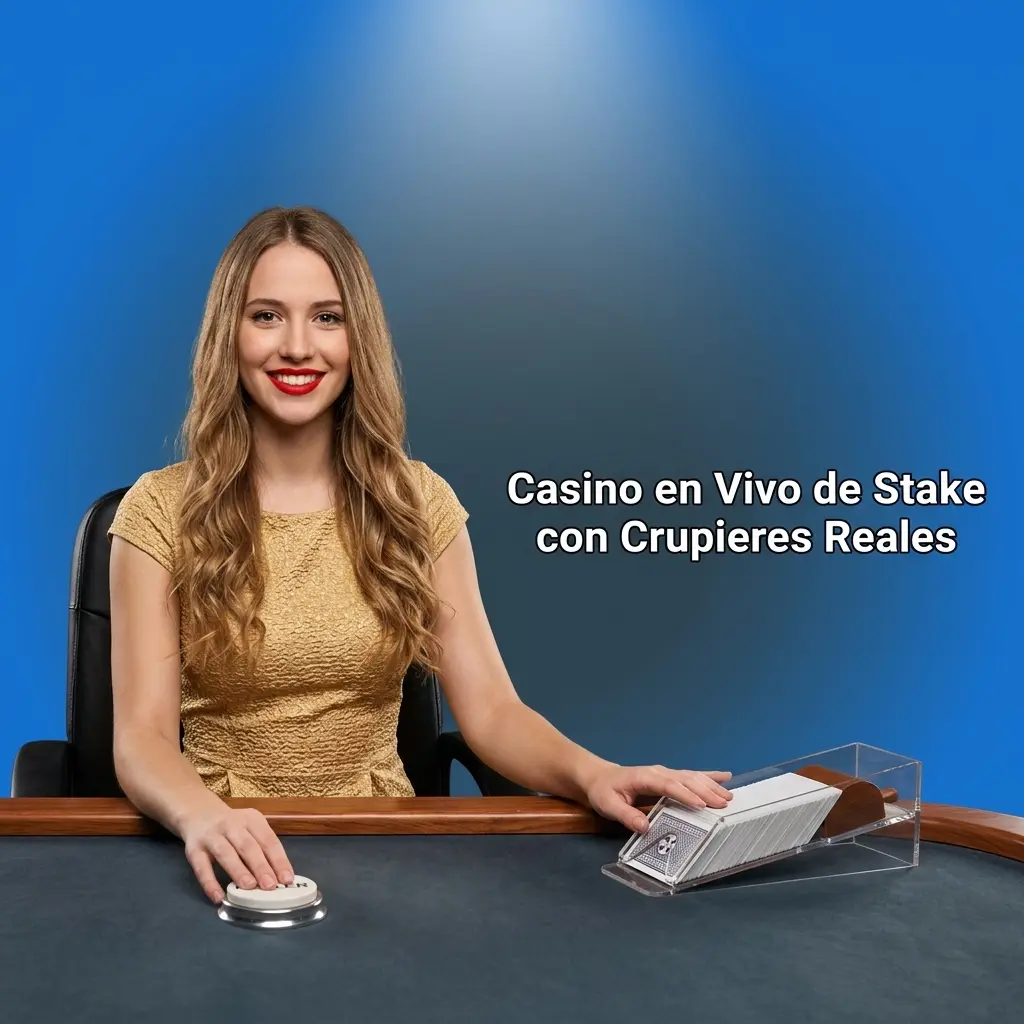 Casino en vivo de Stake con crupieres reales transmitiendo mesas en alta definición para jugadores de Argentina