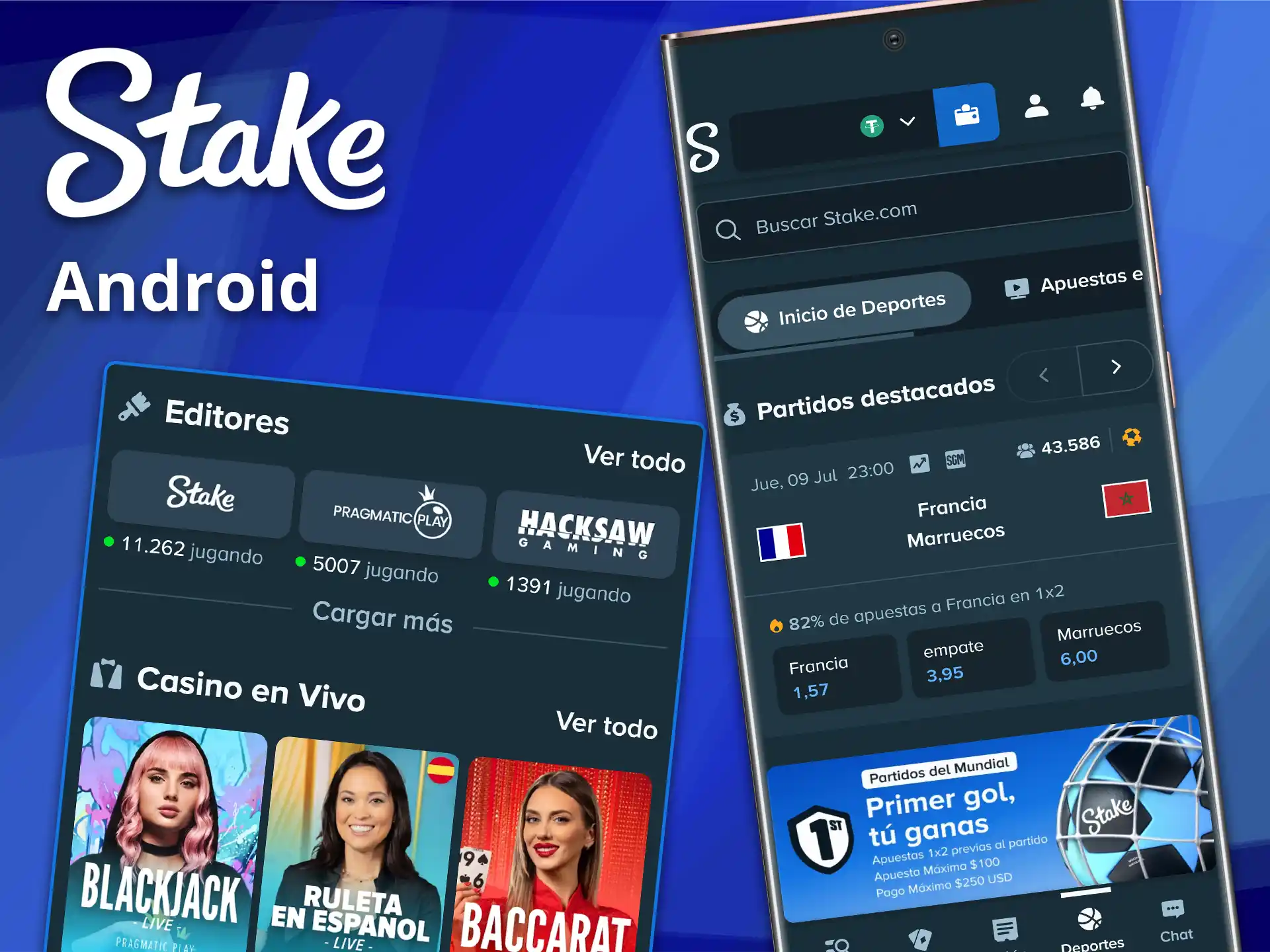 Descubre cómo instalar la aplicación Stake para Android.