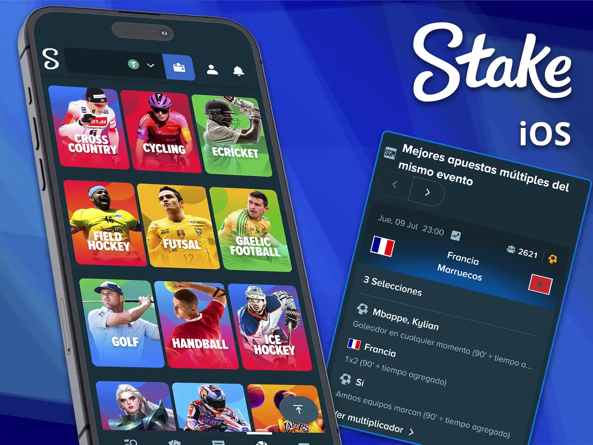 Instala la aplicación Stake en iOS.