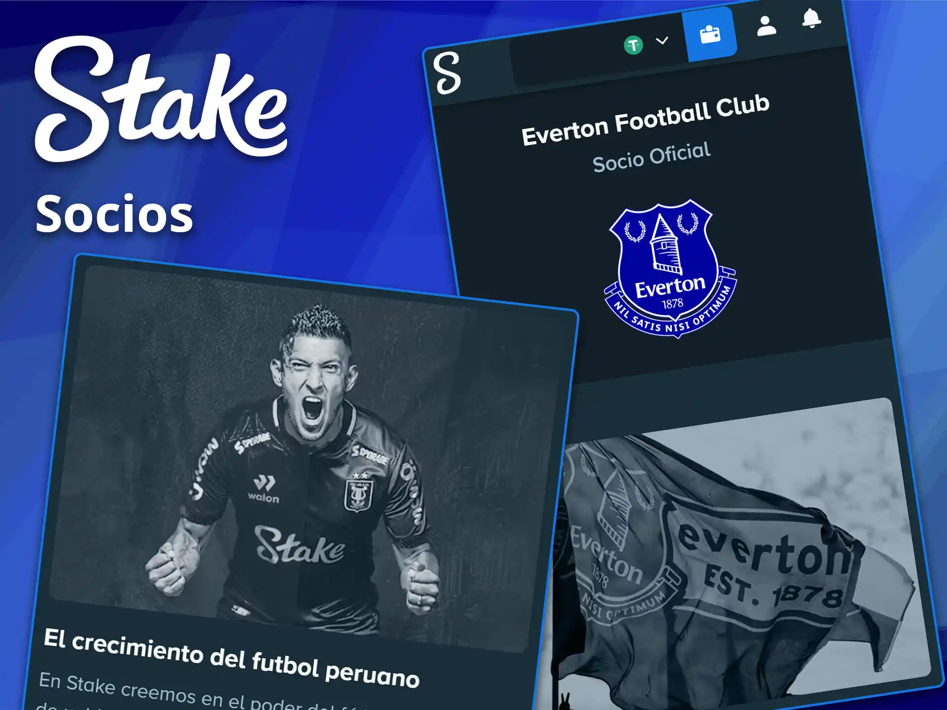 Echa un vistazo a los patrocinios oficiales de la plataforma Stake.