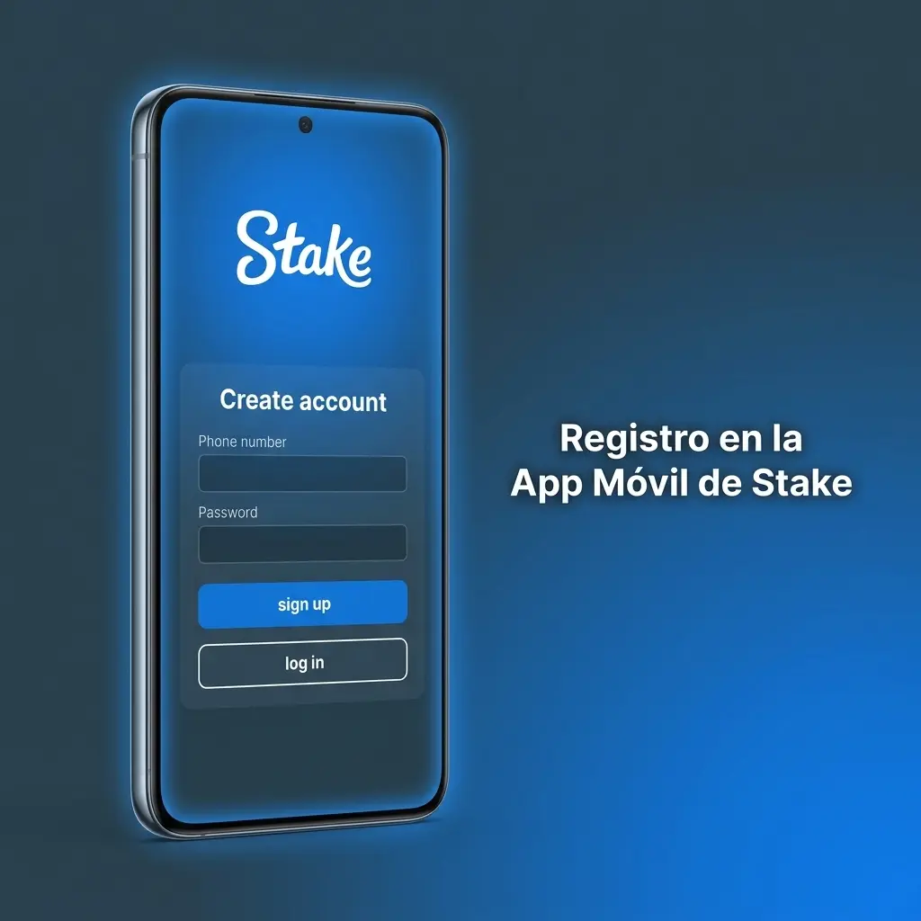 Registro en la app móvil de Stake Argentina: pasos para crear una cuenta en menos de dos minutos