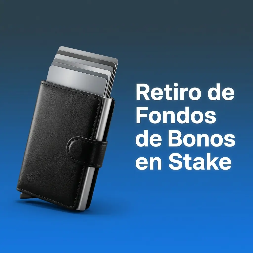 Guía paso a paso para retirar fondos de bonos en Stake con criptomonedas como BTC, ETH y USDT