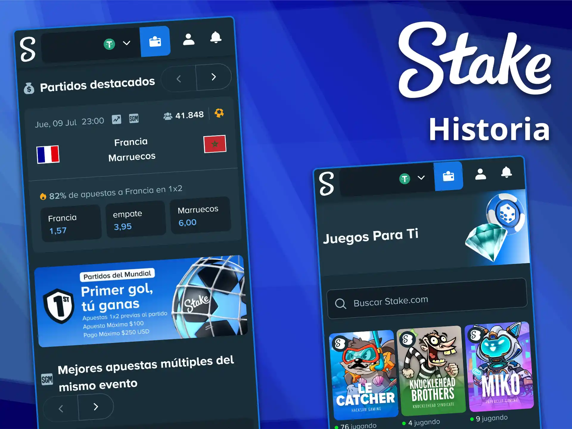 Infórmate de los datos clave antes de jugar en Stake.